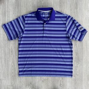 adidas Climalite Stripe Golf Polo (Logo)